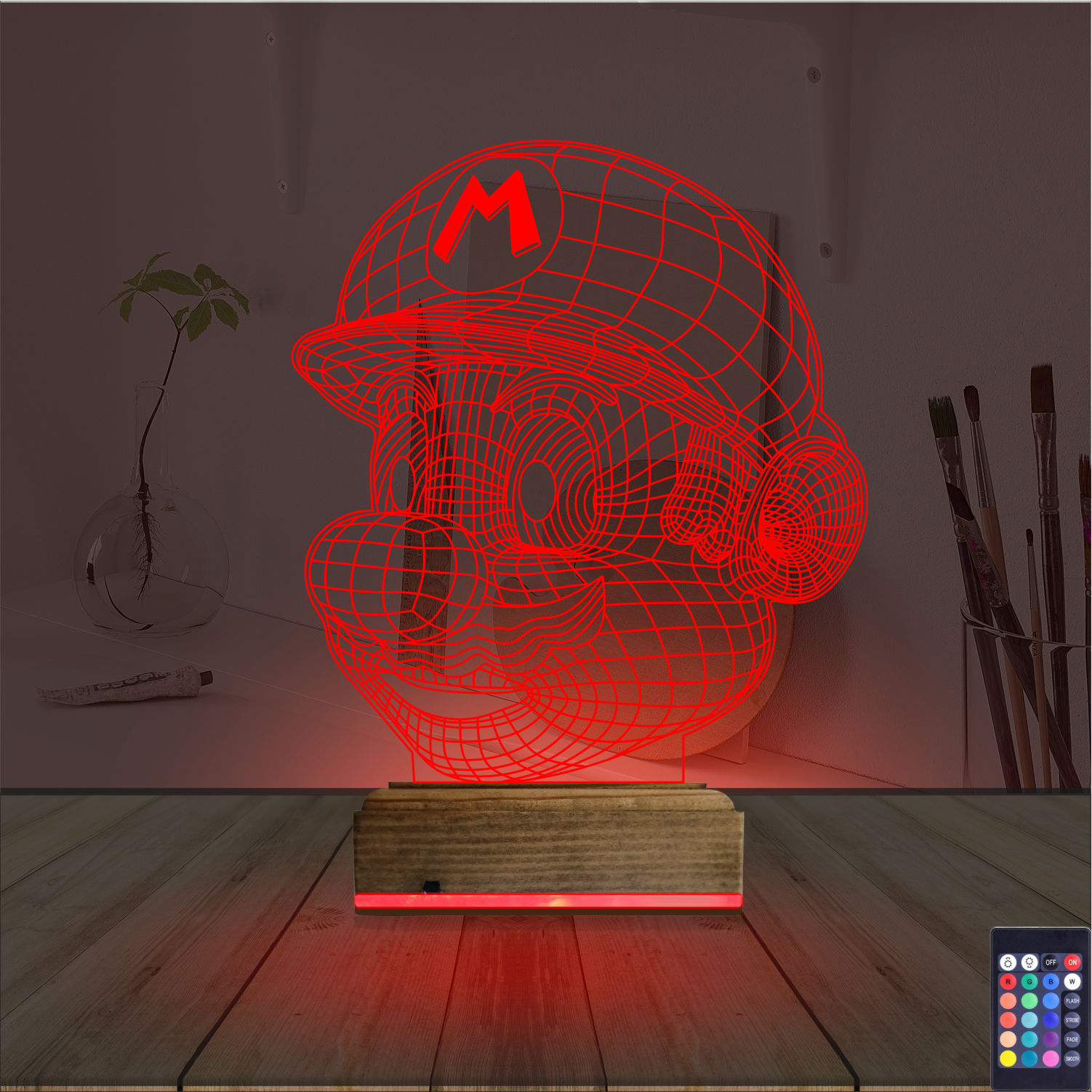 Марио — 3D LED Ночник | Подарок геймеру и детям 7