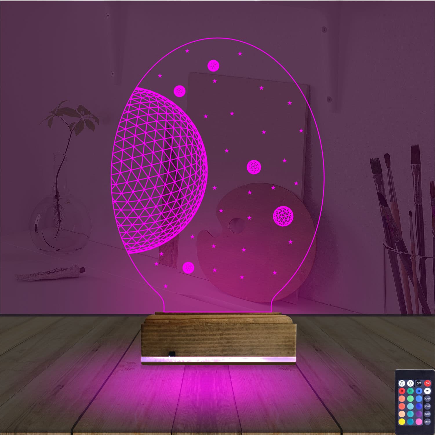 Космос и Планеты — 3D LED Ночник | Подарок детям 4