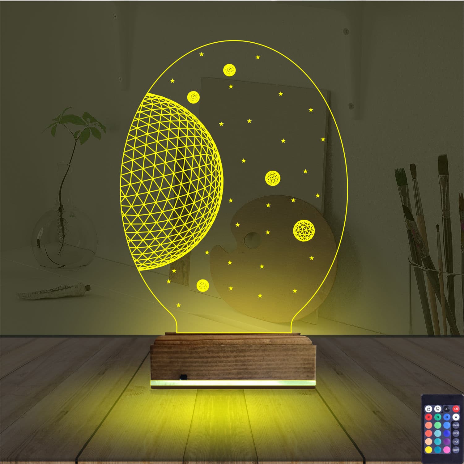 Космос и Планеты — 3D LED Ночник | Подарок детям 5