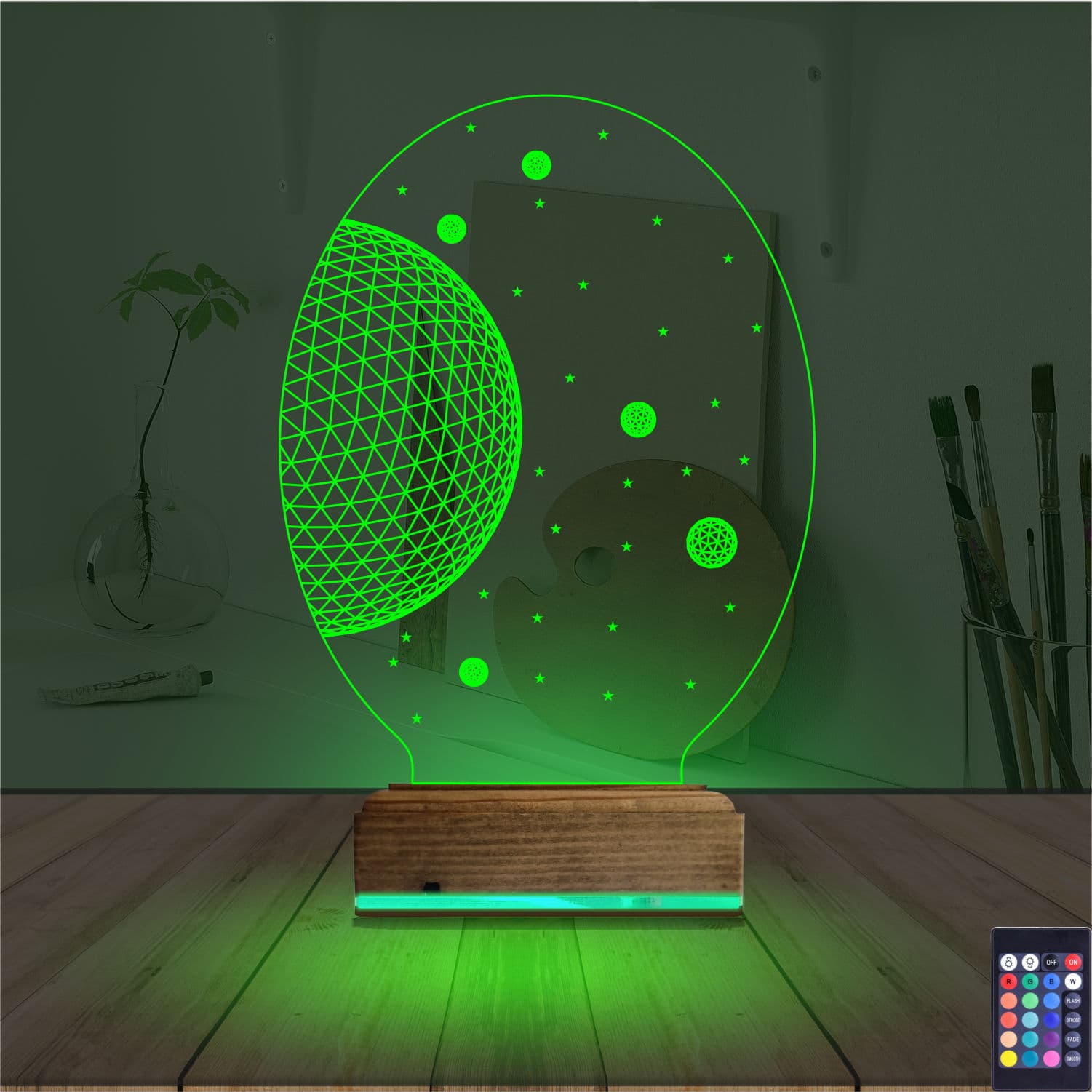 Космос и Планеты — 3D LED Ночник | Подарок детям 6