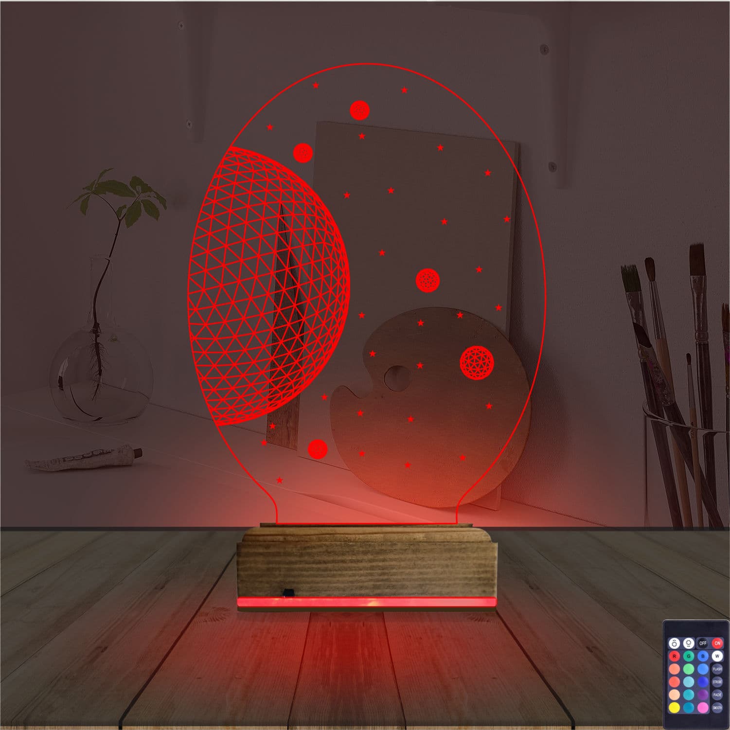 Космос и Планеты — 3D LED Ночник | Подарок детям 7