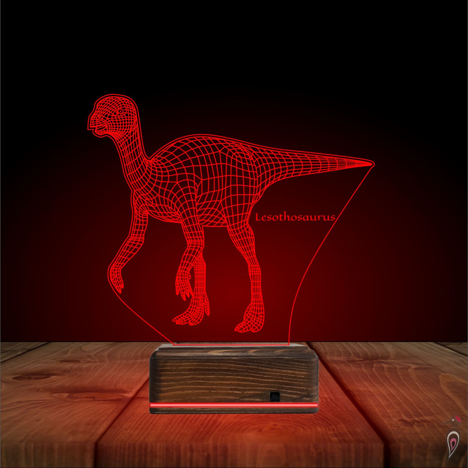 Лесотозавр — 3D LED Ночник | Подарок ребёнку 5