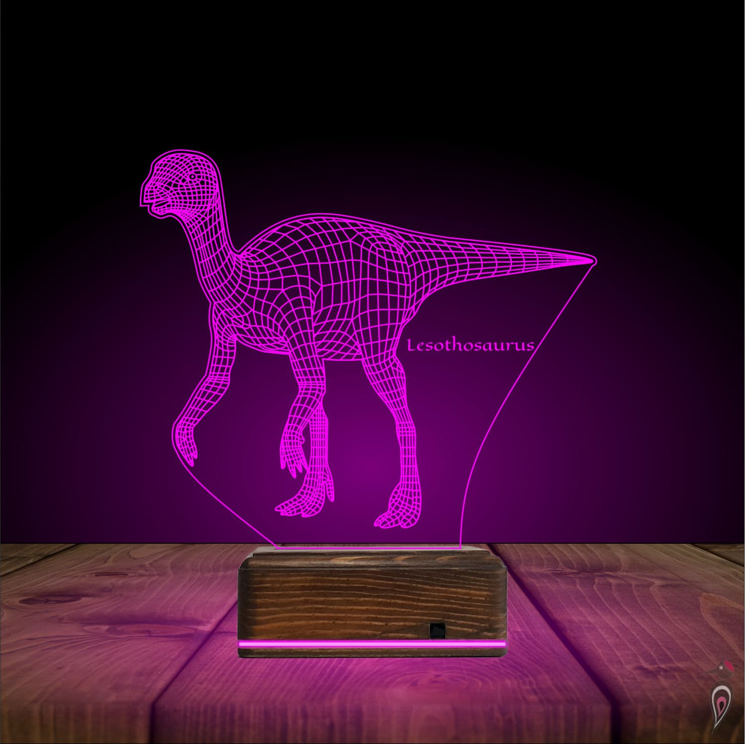 Лесотозавр — 3D LED Ночник | Подарок ребёнку 6