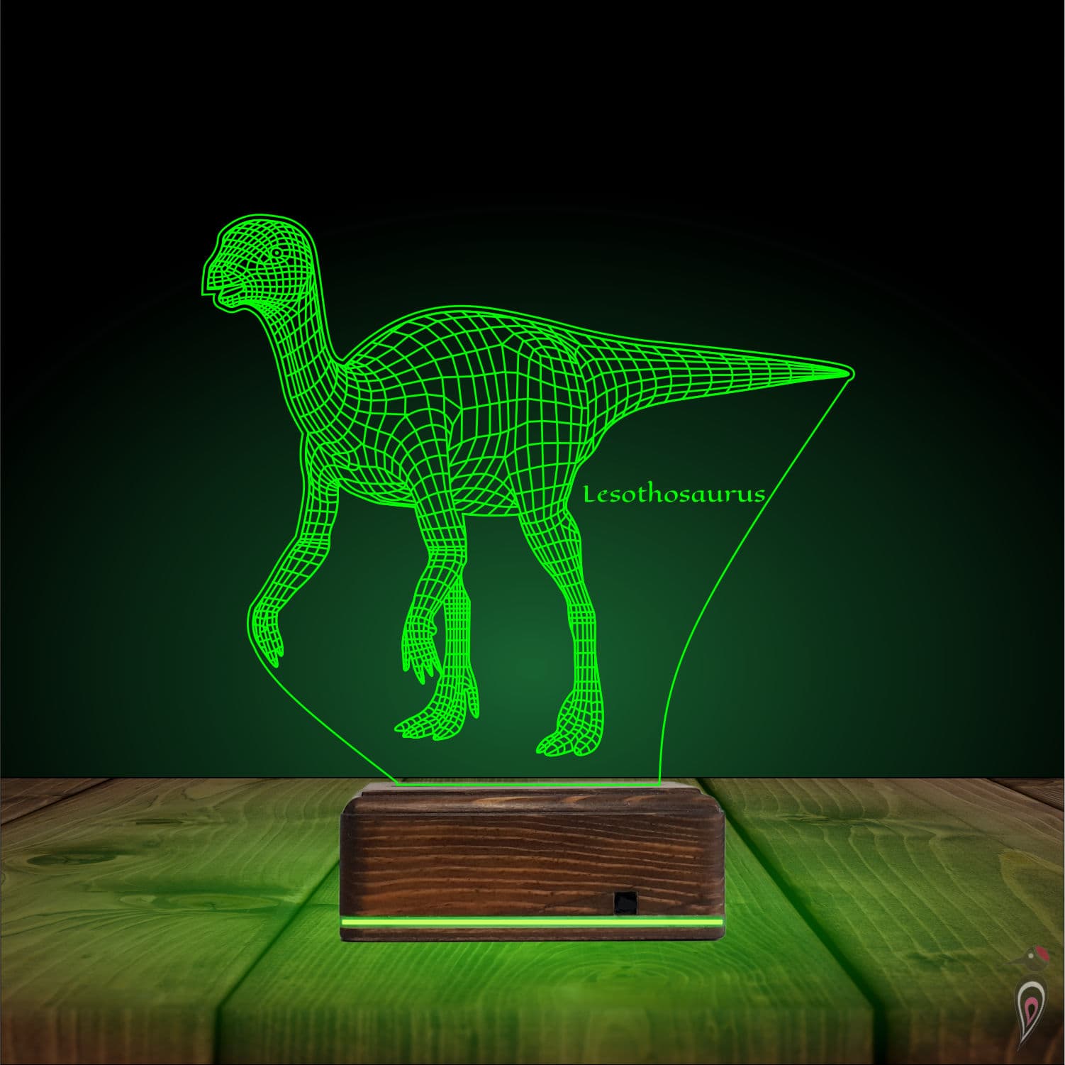 Лесотозавр — 3D LED Ночник | Подарок ребёнку 8