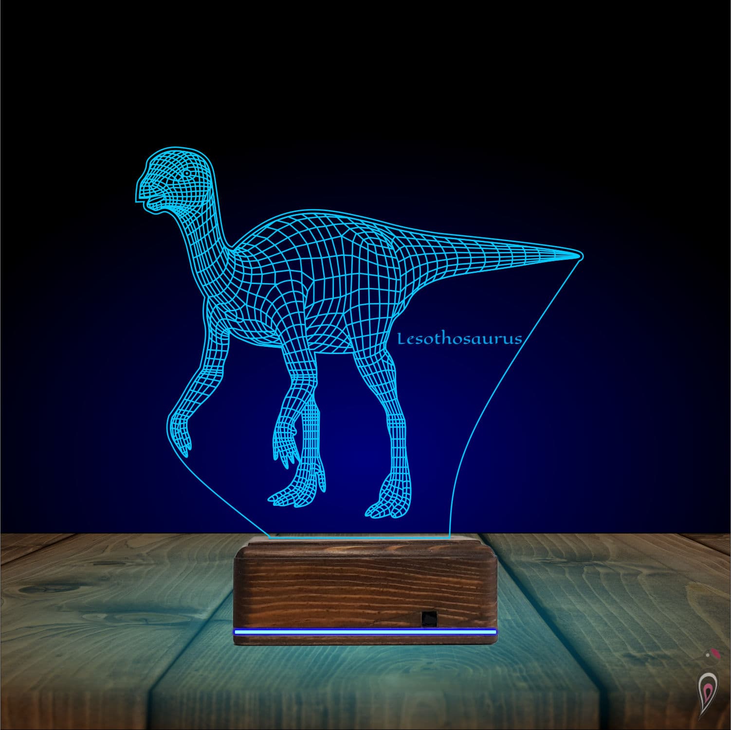 Лесотозавр — 3D LED Ночник | Подарок ребёнку 10