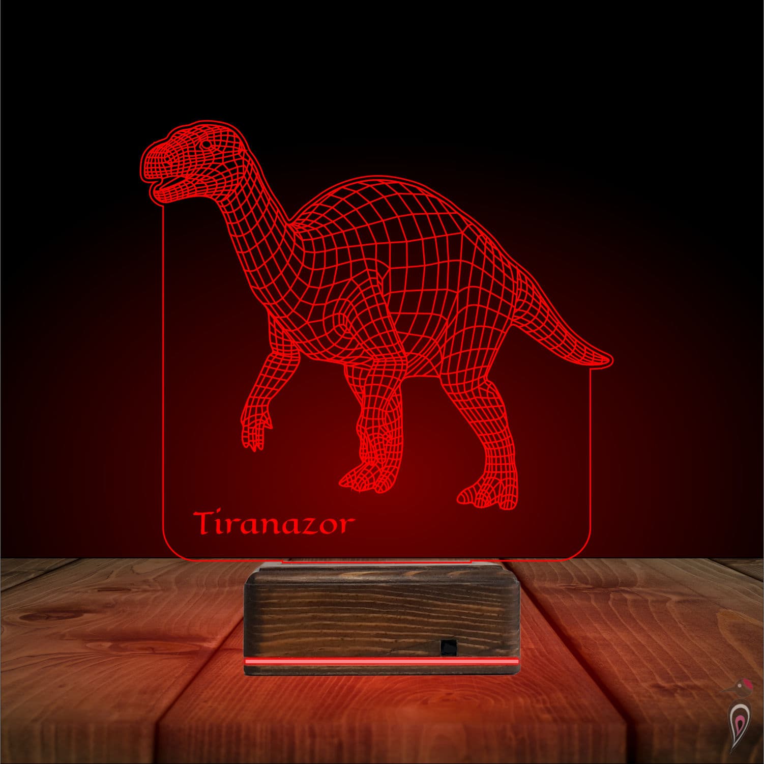 Динозавр — 3D LED Ночник | Подарок ребёнку 5