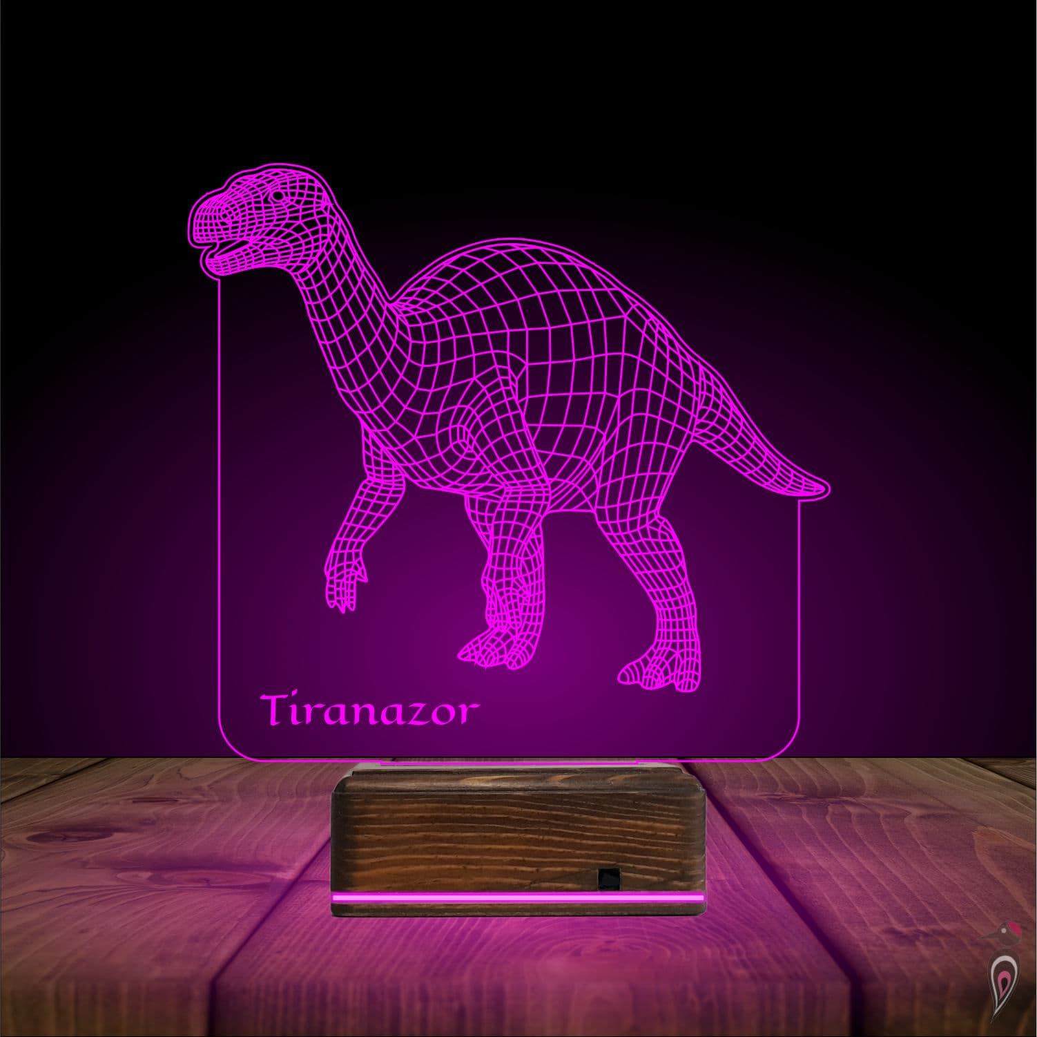 Динозавр — 3D LED Ночник | Подарок ребёнку 6