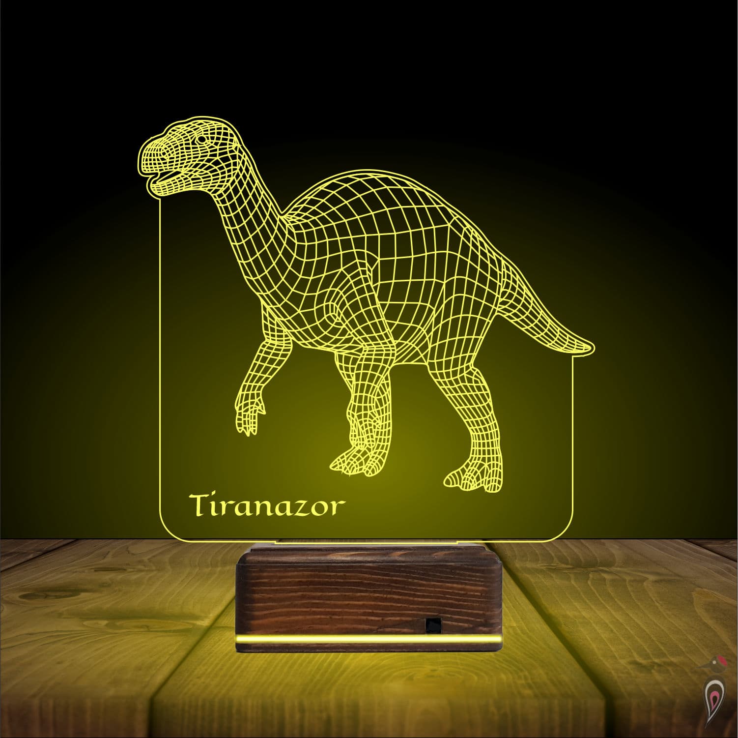 Динозавр — 3D LED Ночник | Подарок ребёнку 7