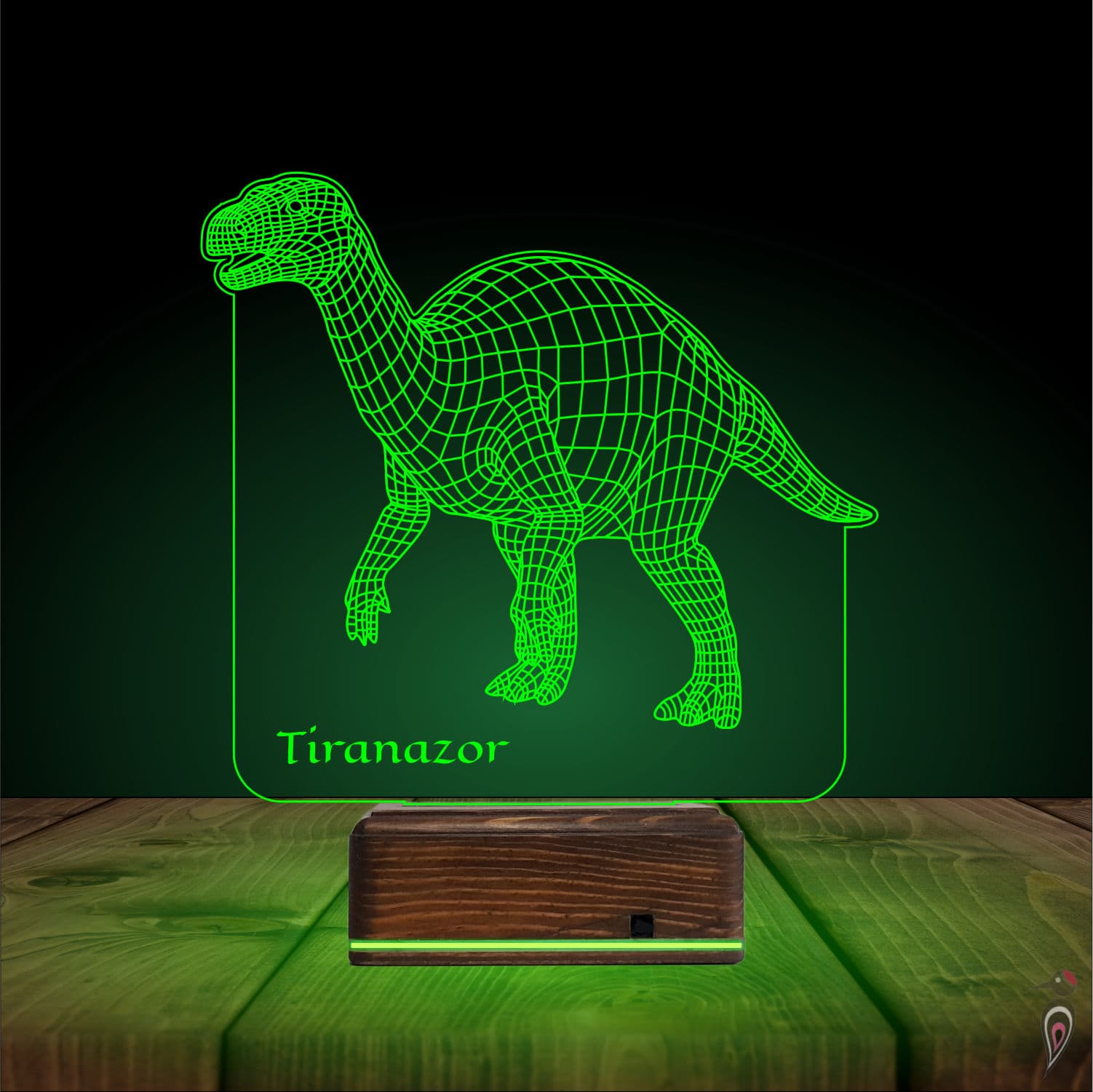 Динозавр — 3D LED Ночник | Подарок ребёнку 8