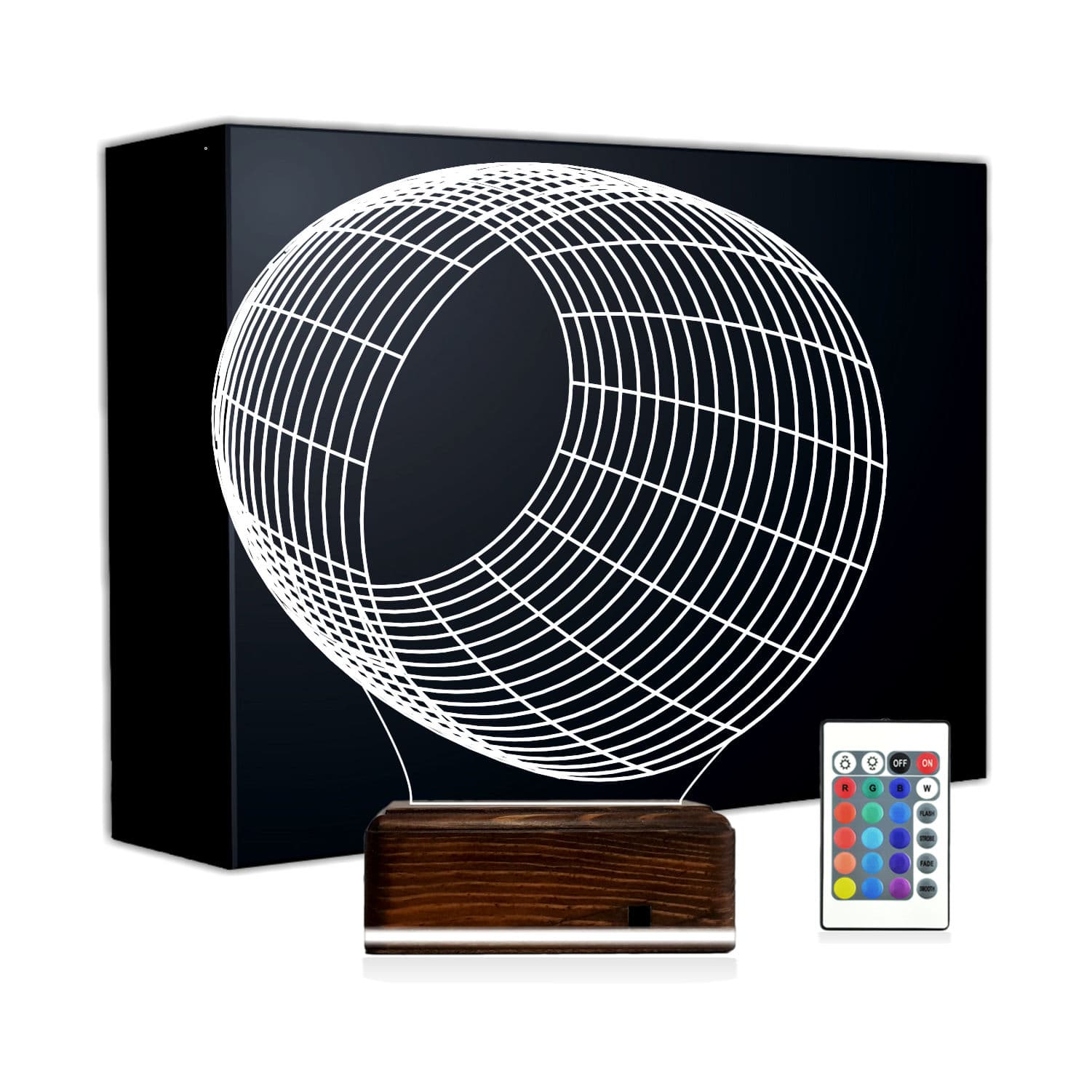 Абстрактный Туннель — 3D LED Ночник | Стильный подарок 1