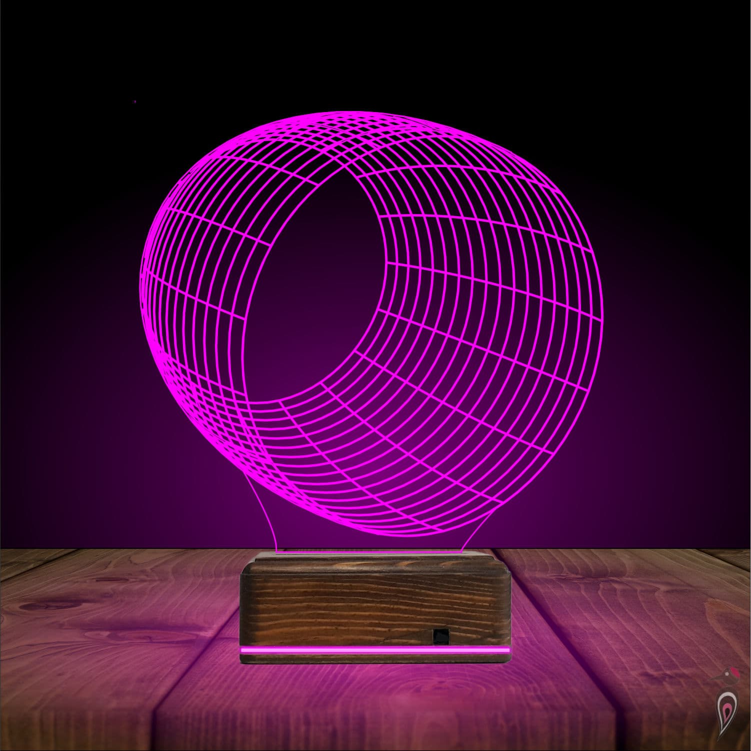 Абстрактный Туннель — 3D LED Ночник | Стильный подарок 6