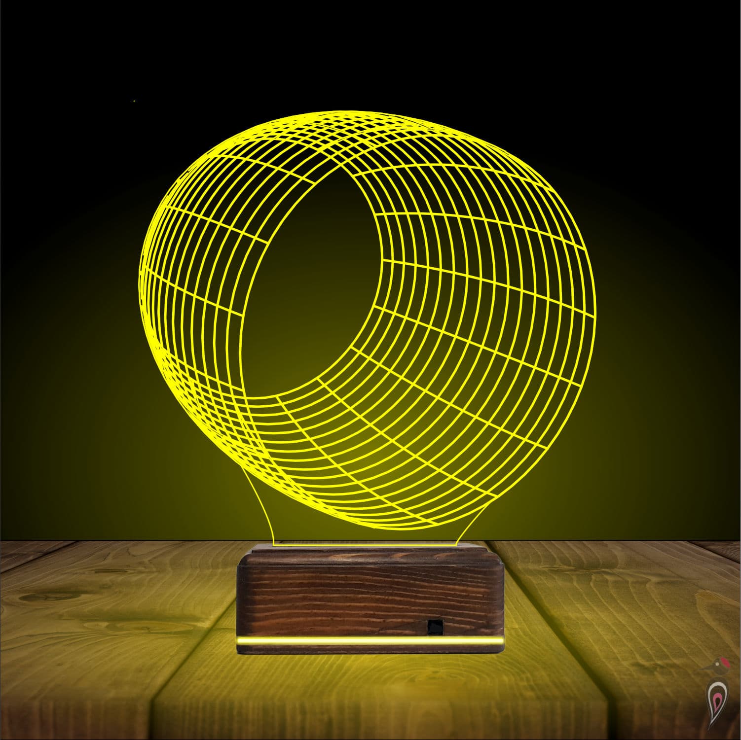 Абстрактный Туннель — 3D LED Ночник | Стильный подарок 7