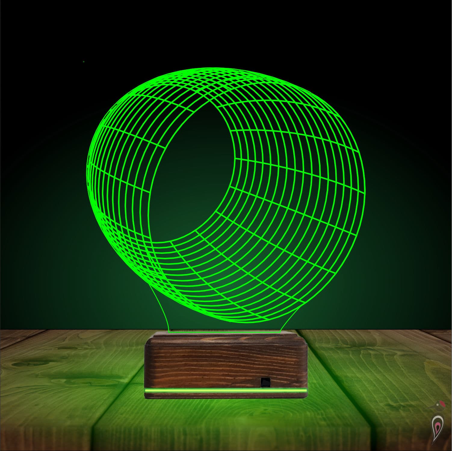 Абстрактный Туннель — 3D LED Ночник | Стильный подарок 8