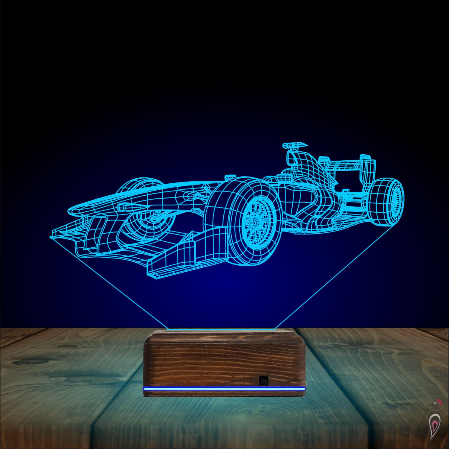 Болид Формулы-1 — 3D LED Ночник | Подарок мужчине 10