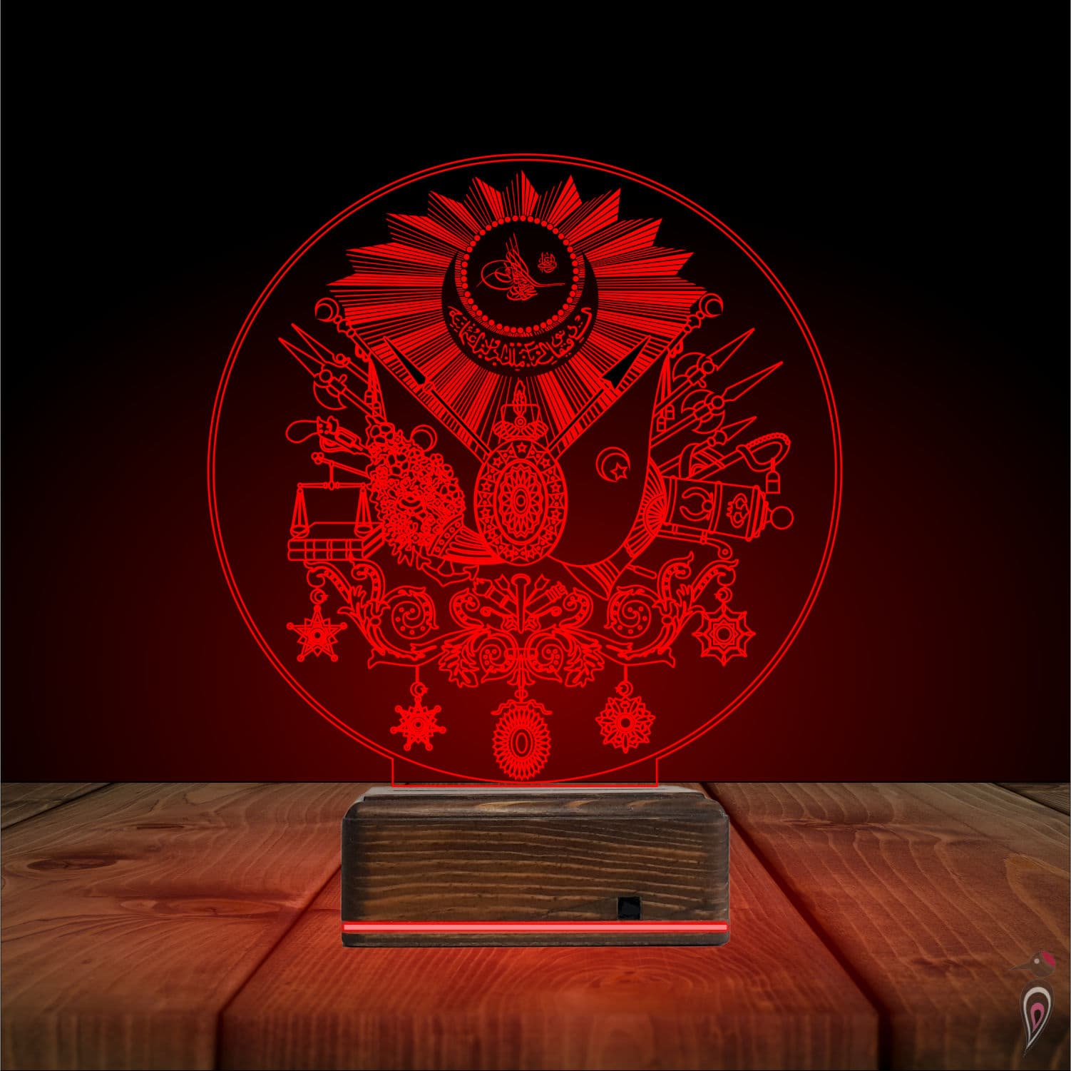Герб Османской империи — 3D LED Ночник | Подарок мужчине 5