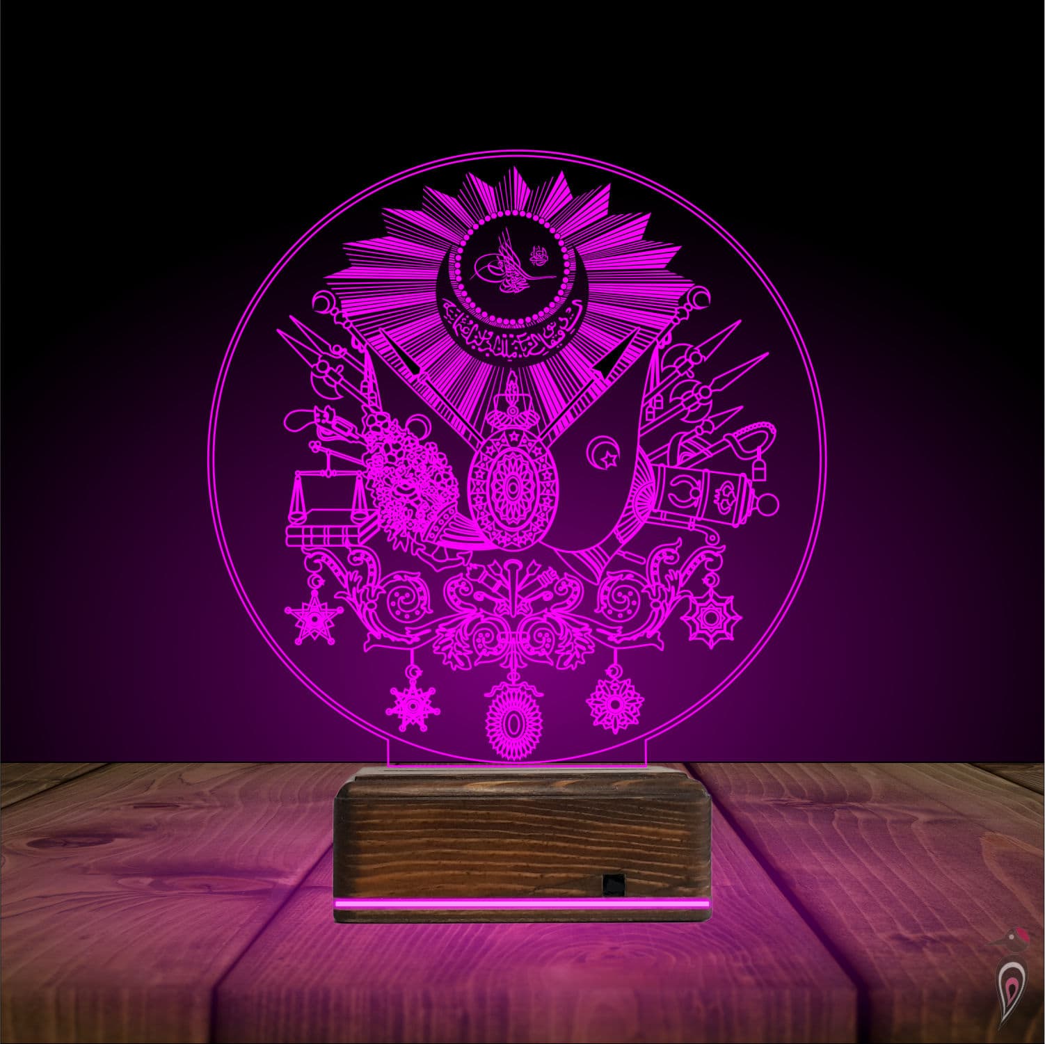 Герб Османской империи — 3D LED Ночник | Подарок мужчине 6