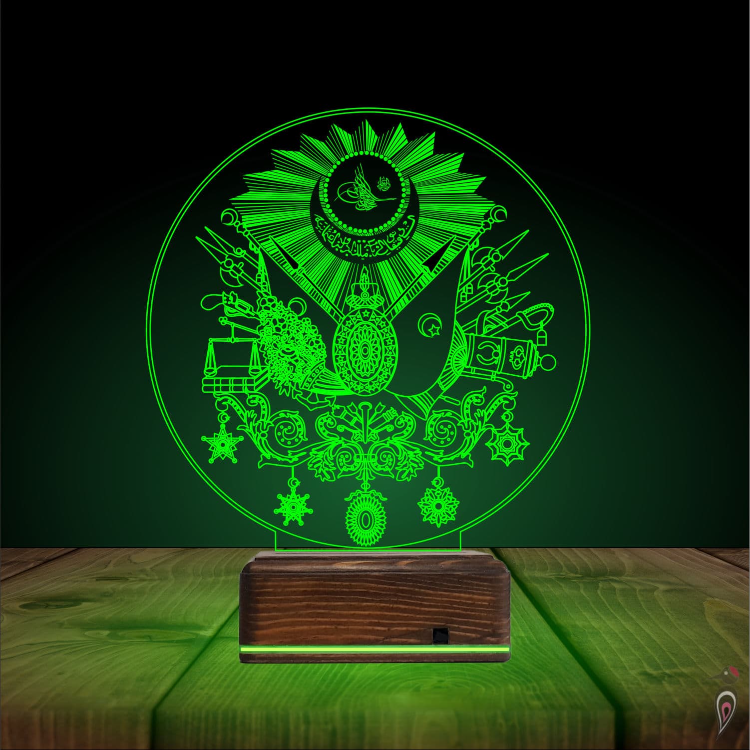 Герб Османской империи — 3D LED Ночник | Подарок мужчине 8