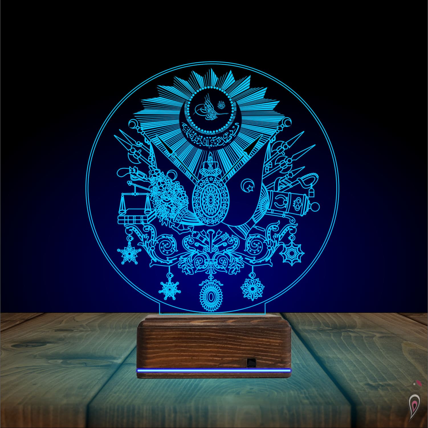 Герб Османской империи — 3D LED Ночник | Подарок мужчине 10