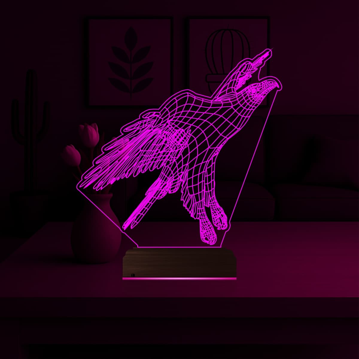 Орёл — 3D LED Ночник | Подарок мужчине 4