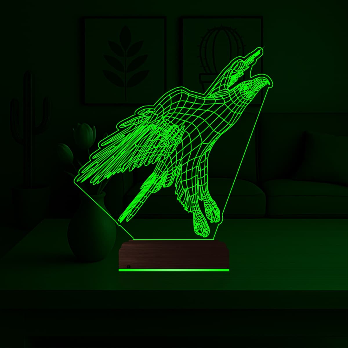 Орёл — 3D LED Ночник | Подарок мужчине 5