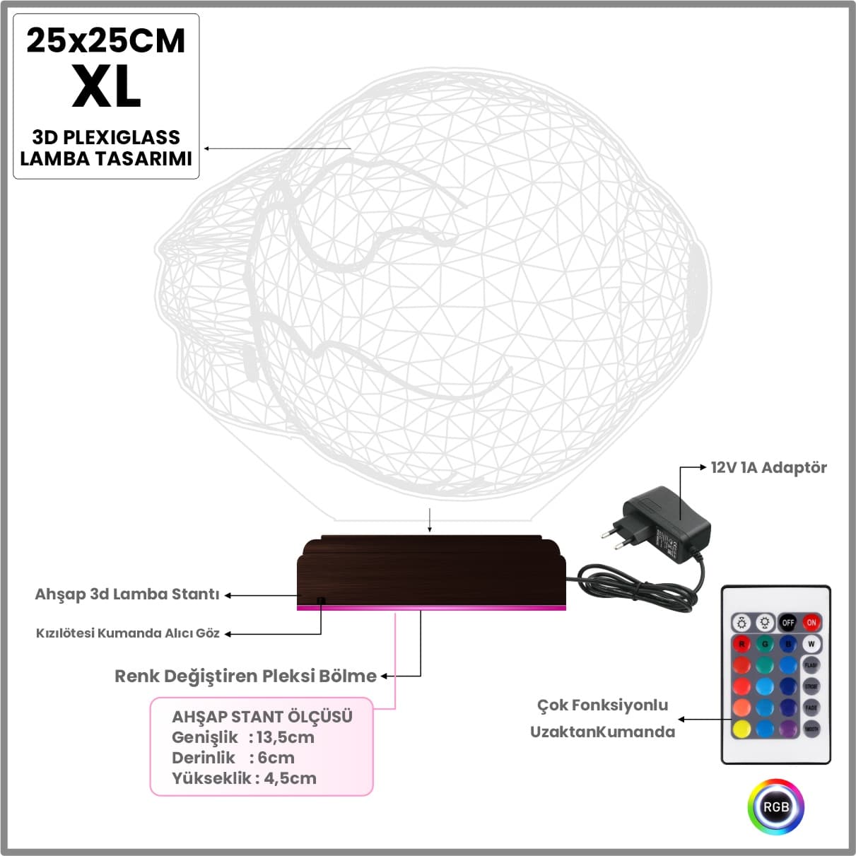 Глаз — 3D LED Ночник | Подарок офтальмологу 8