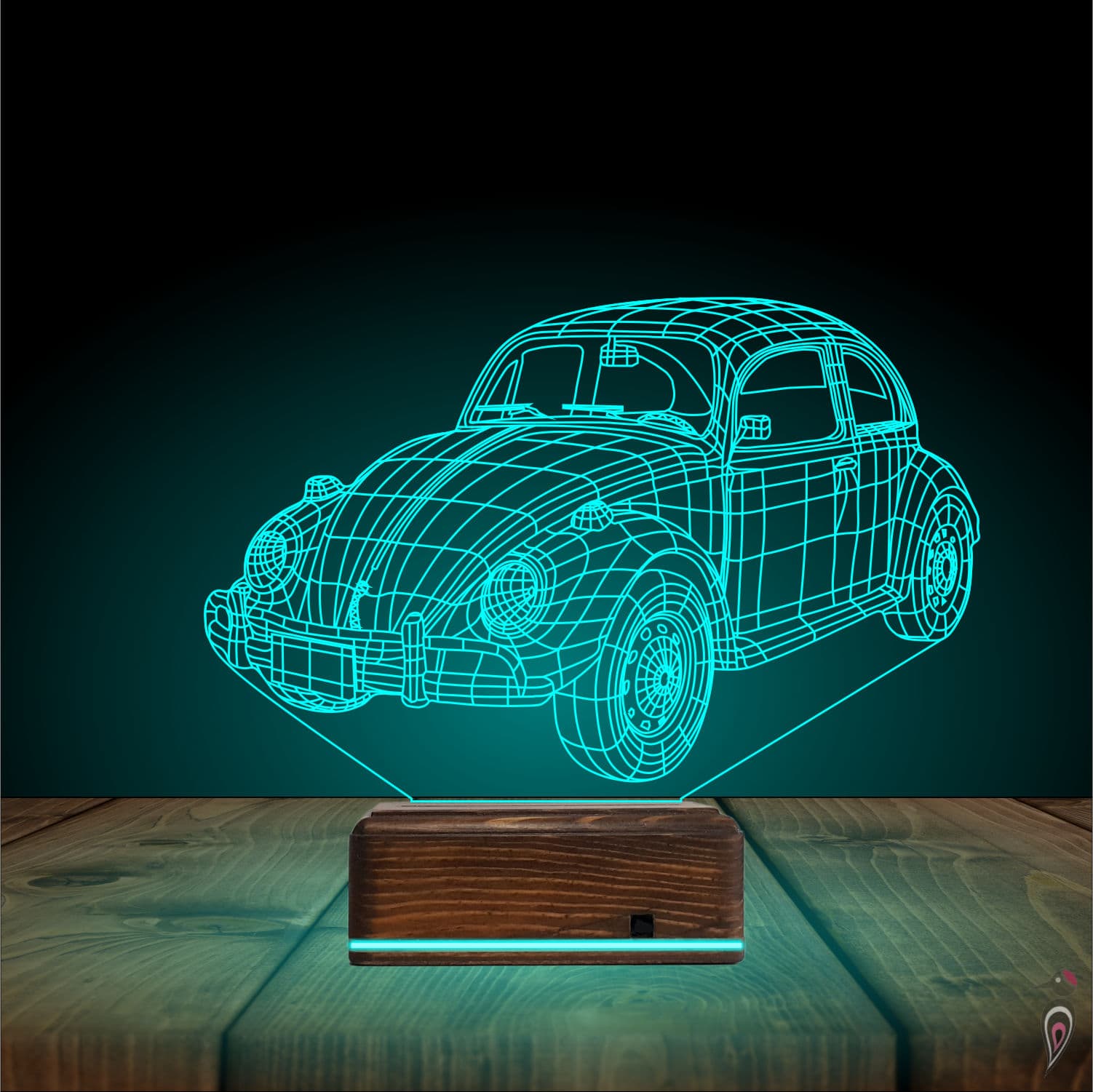 Фольксваген Жук 3D Ночник 4