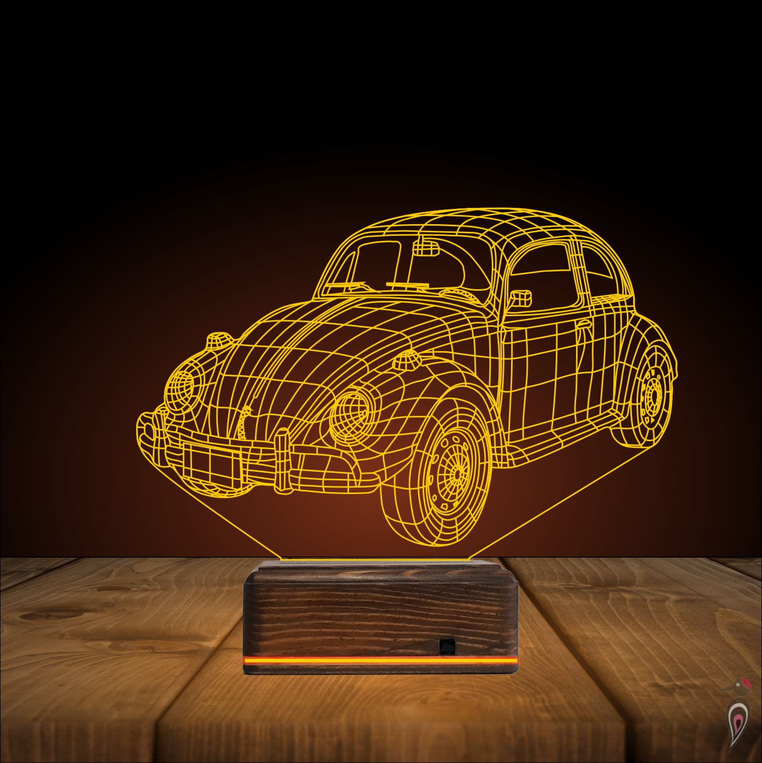 Фольксваген Жук 3D Ночник 9