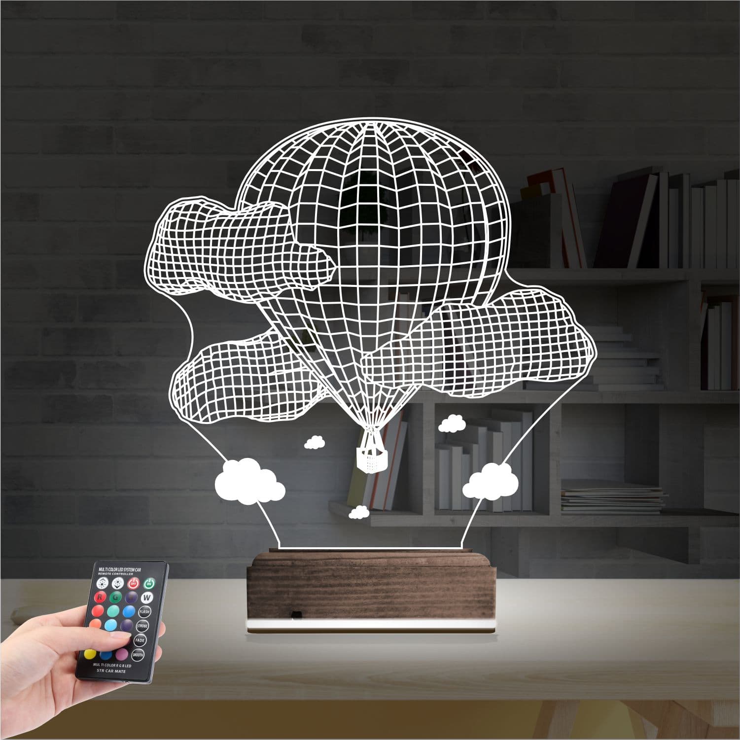 Воздушный шар — 3D LED Ночник | Подарок для мечтателей 2