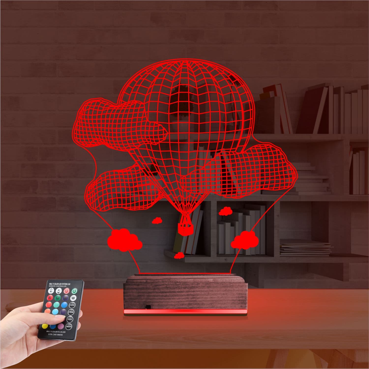 Воздушный шар — 3D LED Ночник | Подарок для мечтателей 7