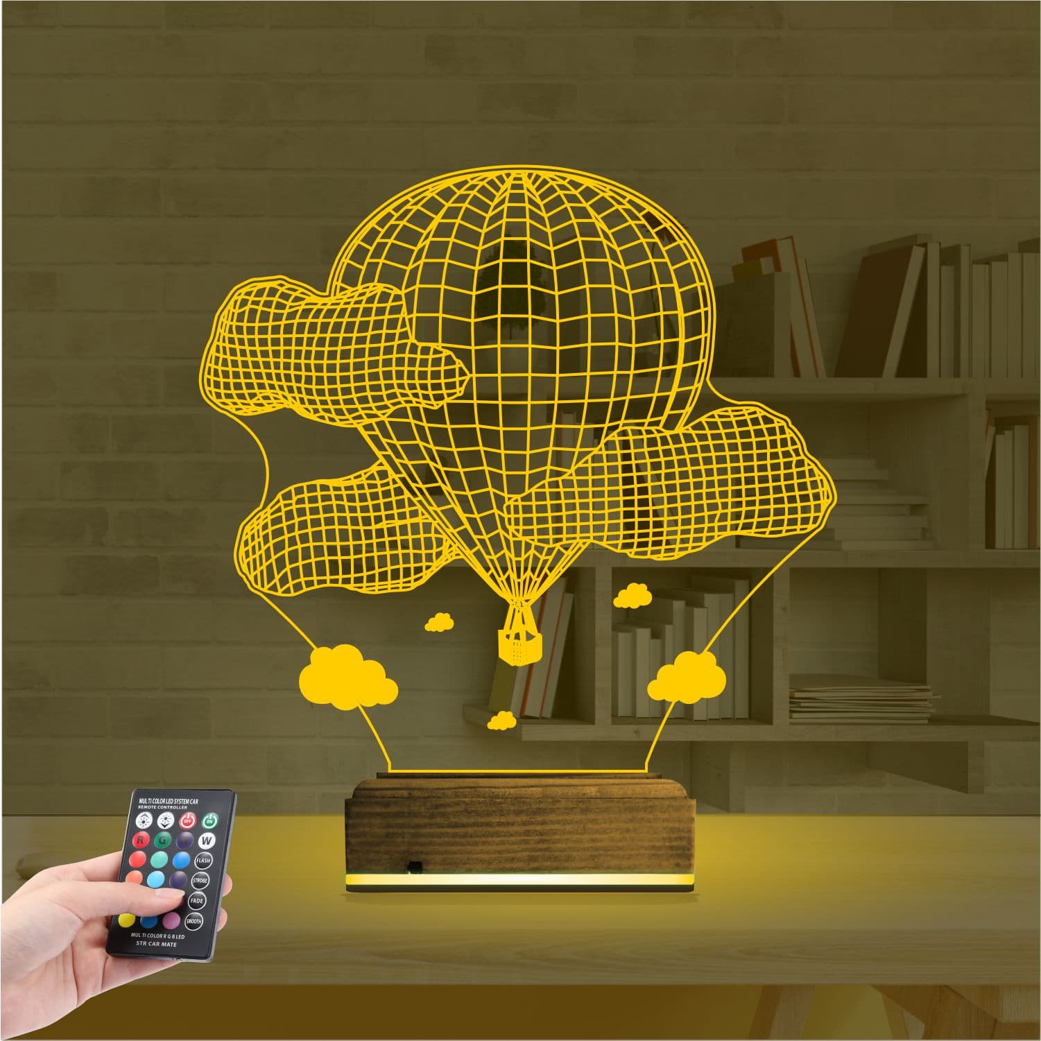 Воздушный шар — 3D LED Ночник | Подарок для мечтателей 8