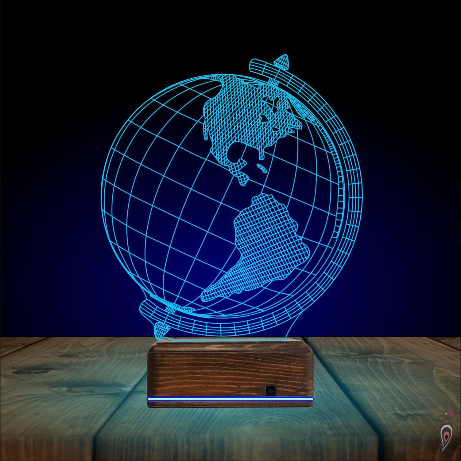 Глобус — 3D LED Ночник | Подарок учителю или школьнику 10