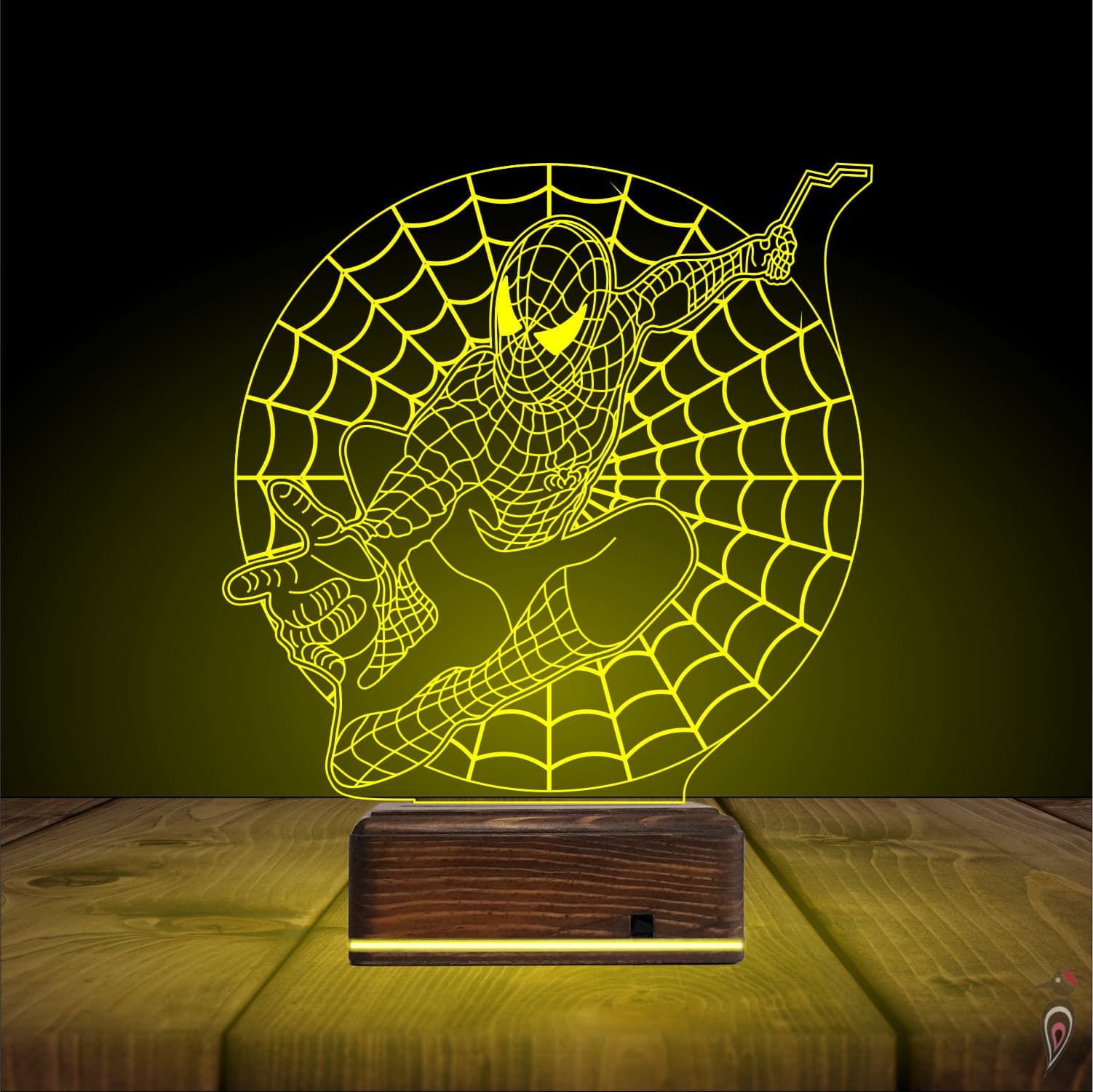 Человек-паук — 3D LED Ночник | Подарок фанату Marvel 7