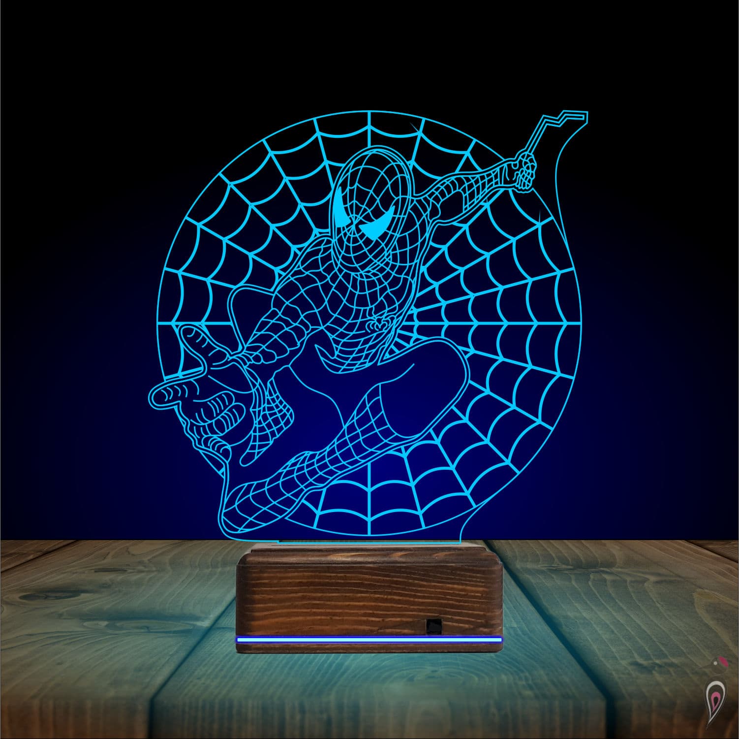 Человек-паук — 3D LED Ночник | Подарок фанату Marvel 10