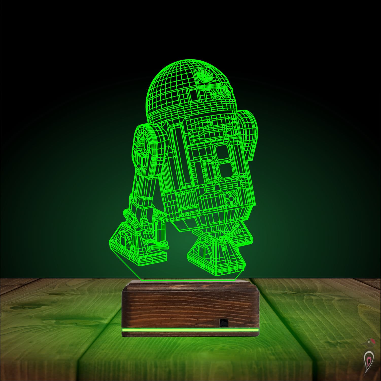 R2-D2 — 3D LED Ночник | Подарок фанату Star Wars 8