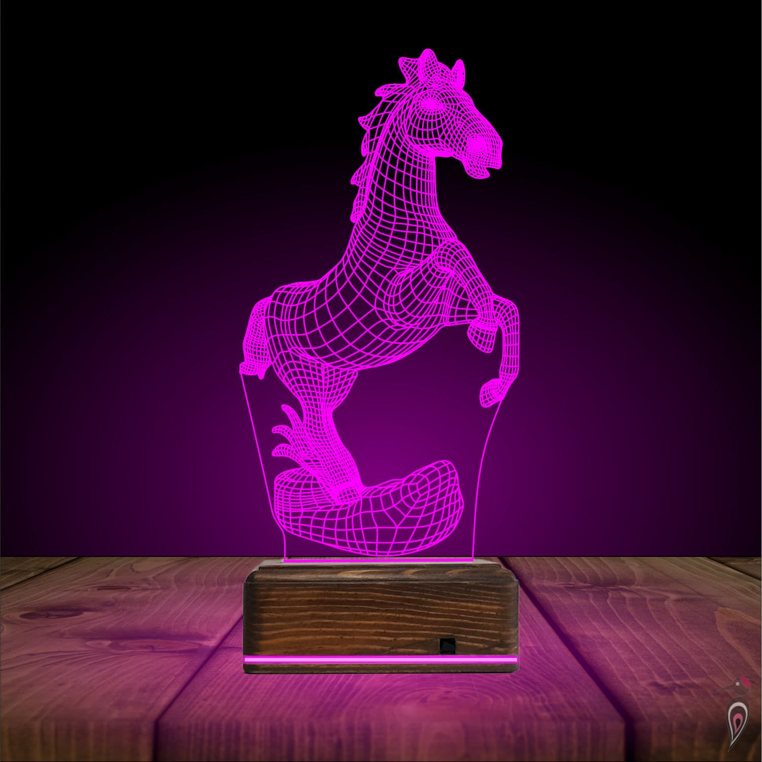 Лошадь — 3D LED Ночник | Подарок любителям животных 6