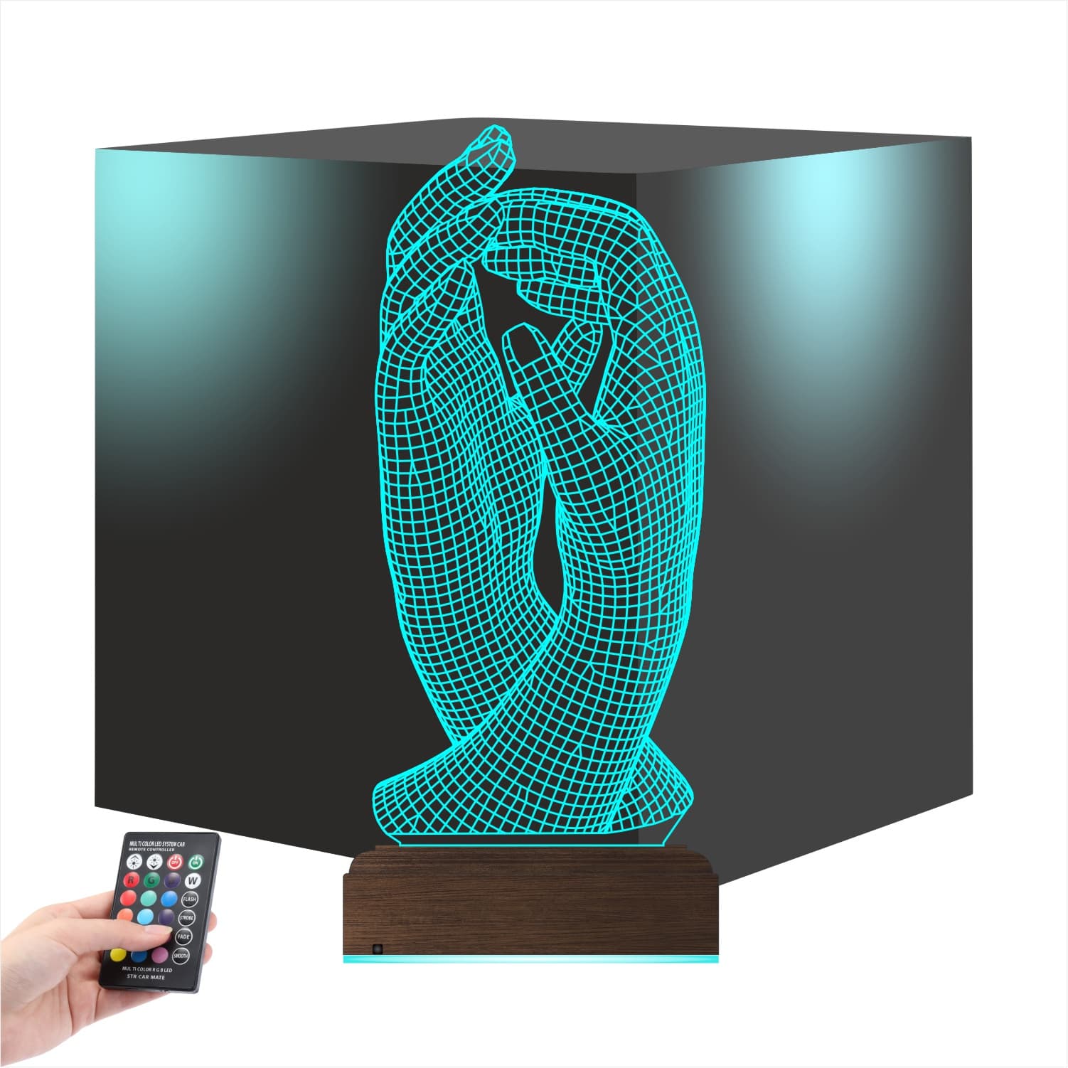 Молящиеся руки — 3D LED Ночник | Душевный подарок 1