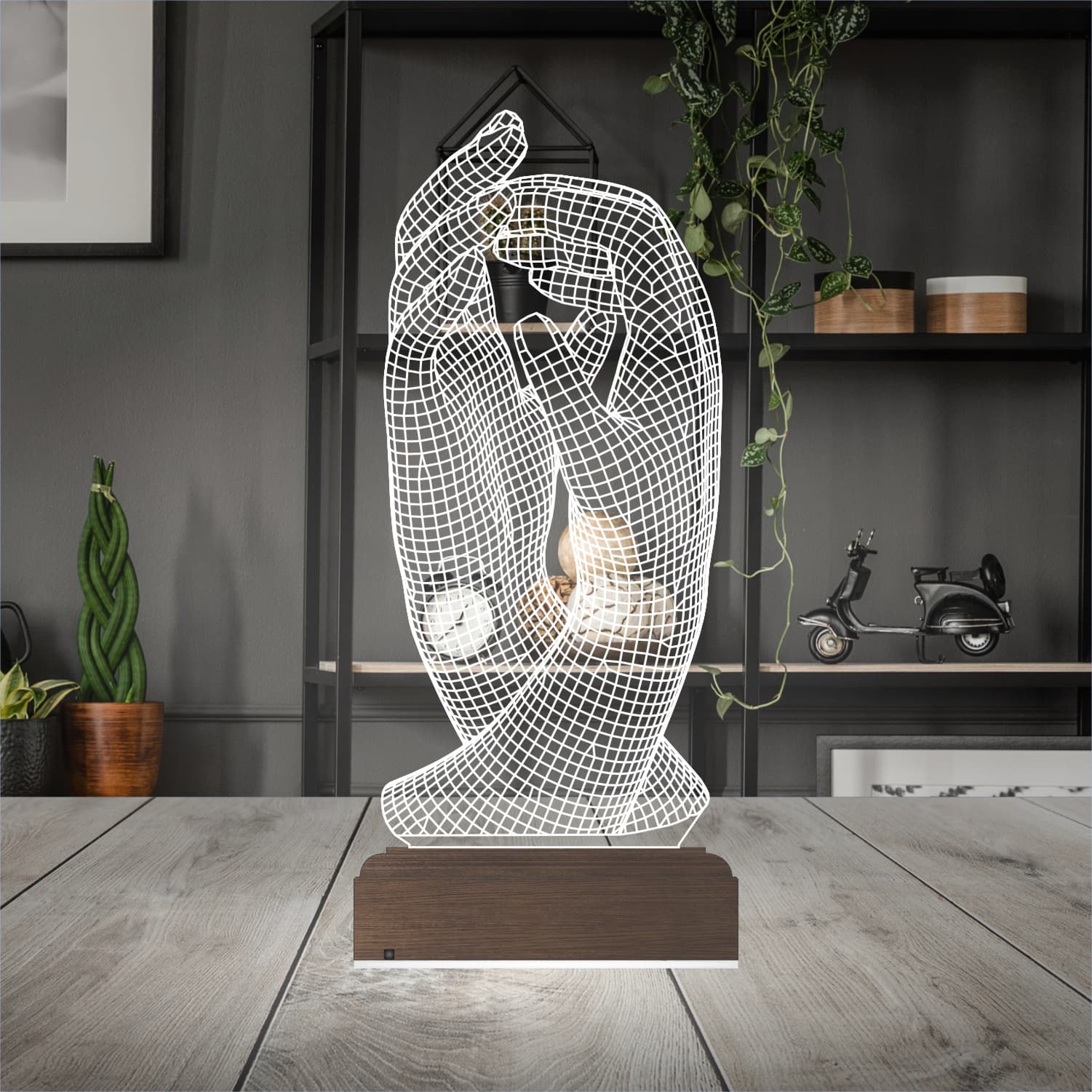 Молящиеся руки — 3D LED Ночник | Душевный подарок 2