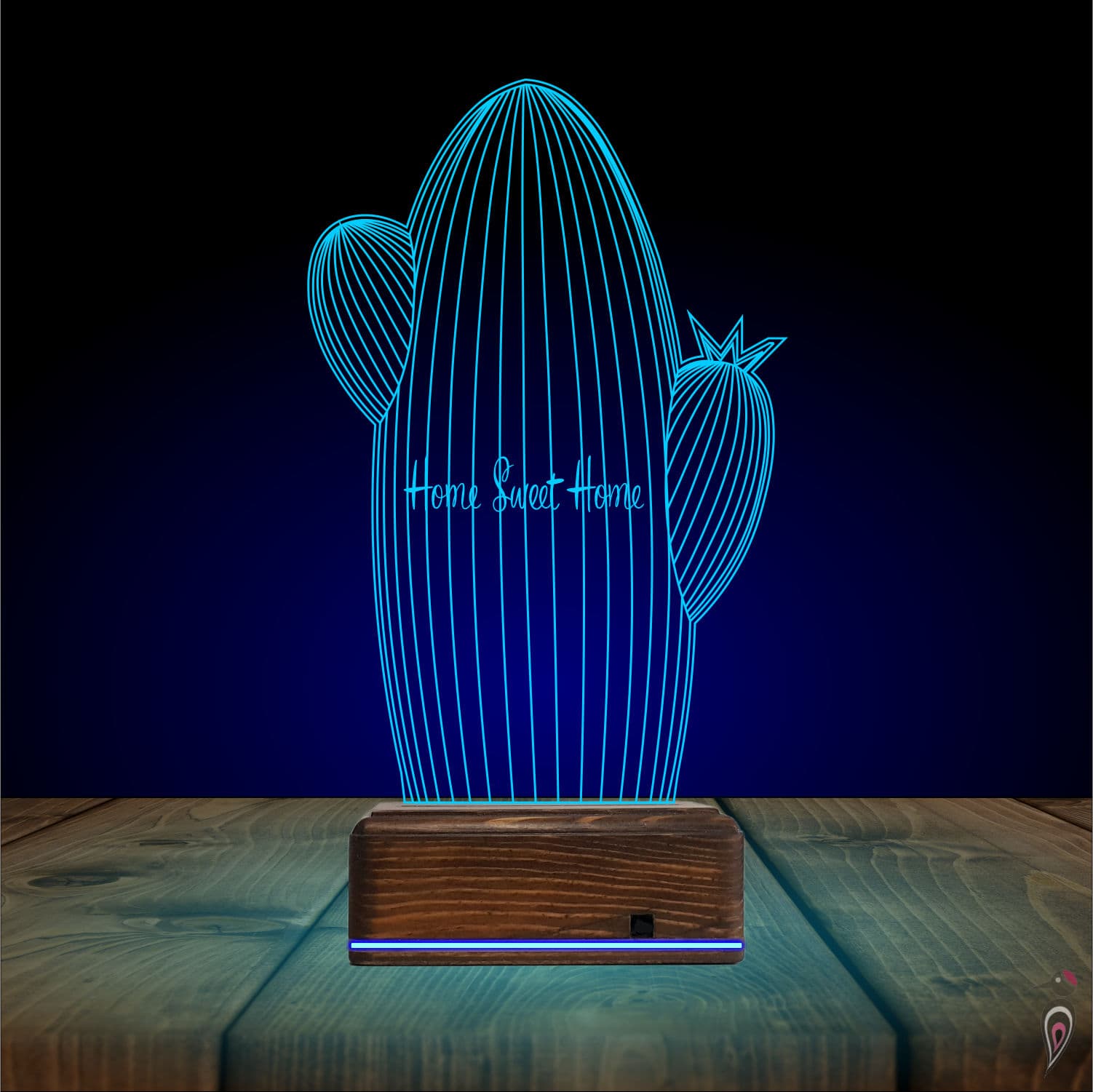Кактус — 3D LED Ночник | Подарок на новоселье 10