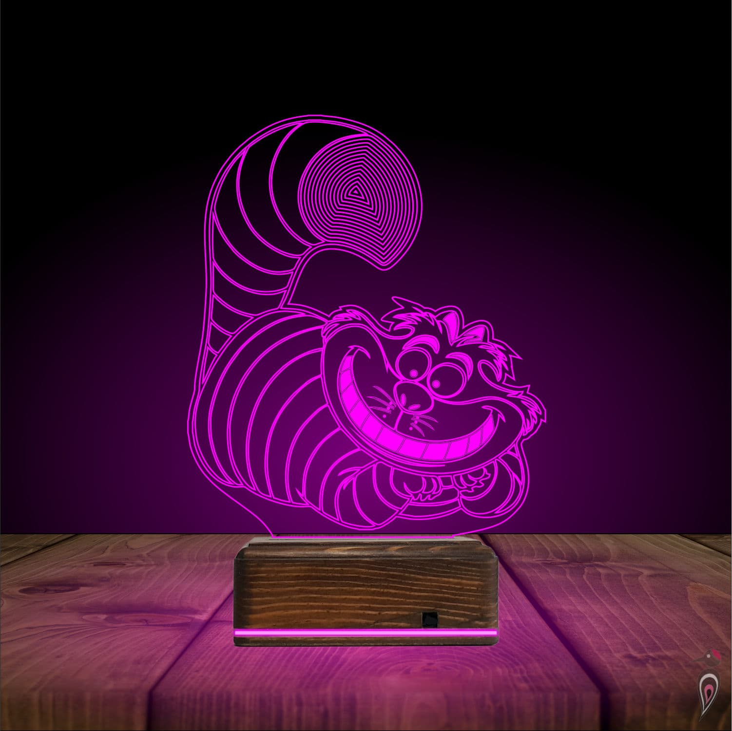 Чеширский Кот — 3D LED Ночник | Подарок фанатам 6