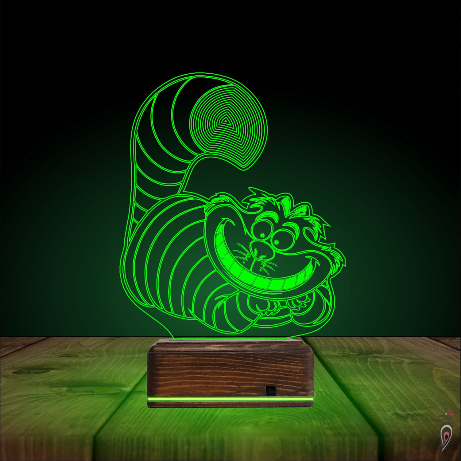 Чеширский Кот — 3D LED Ночник | Подарок фанатам 8