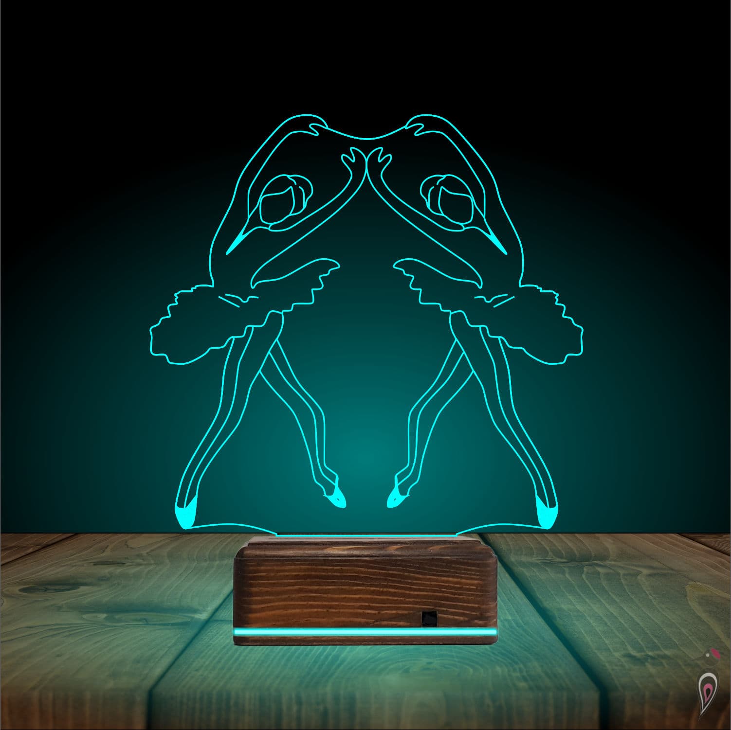 Балерины — 3D LED Ночник | Подарок юной балерине 4