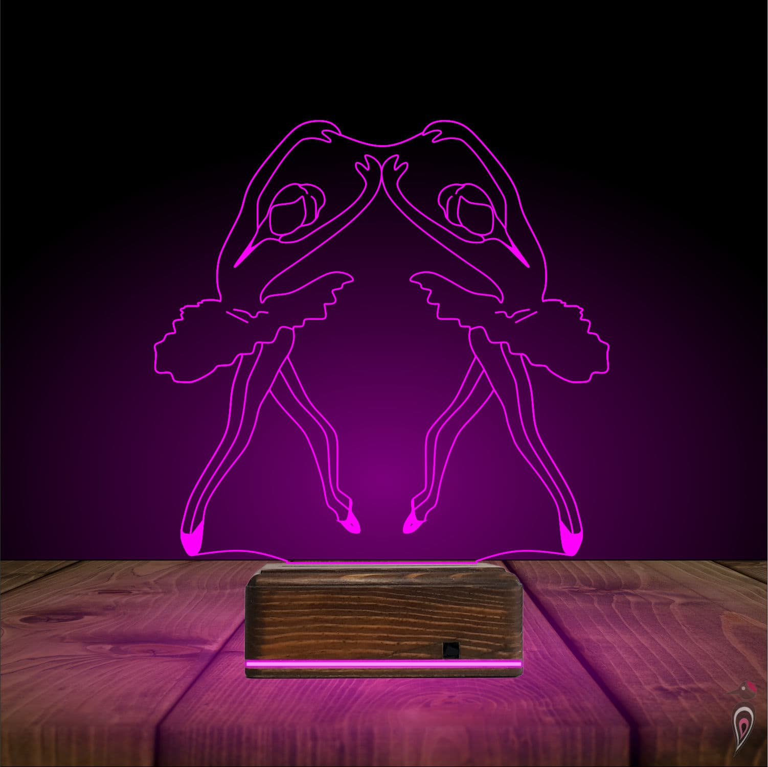 Балерины — 3D LED Ночник | Подарок юной балерине 6