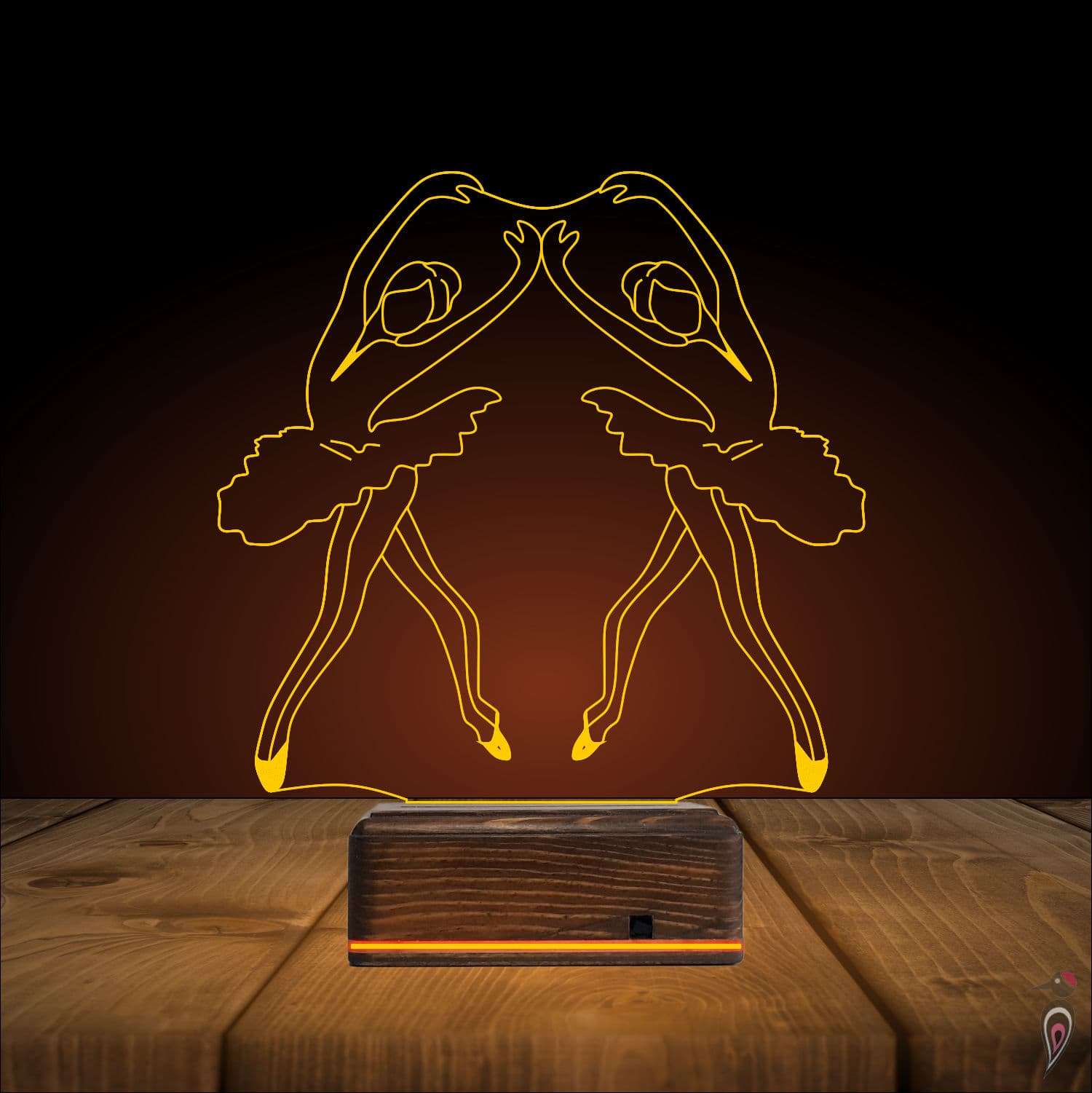 Балерины — 3D LED Ночник | Подарок юной балерине 9