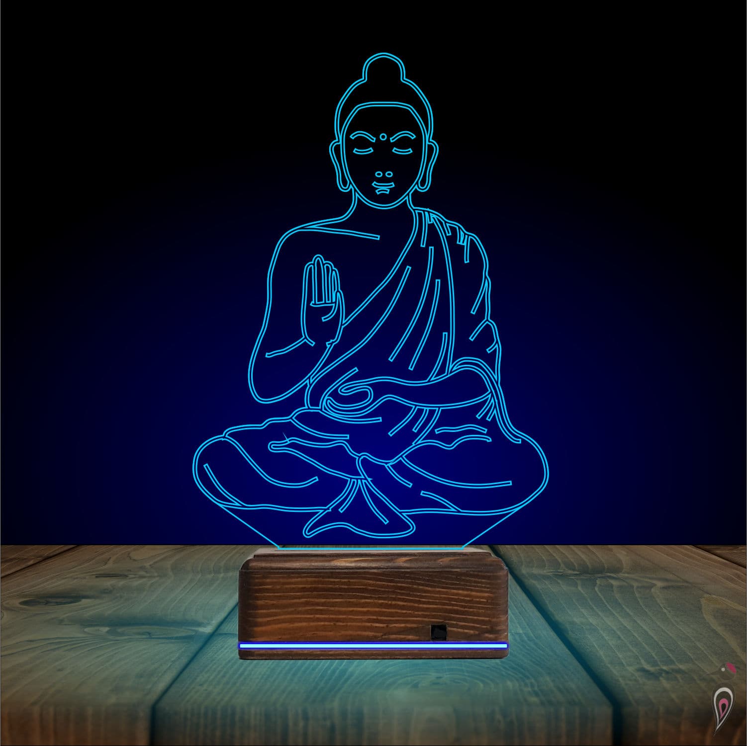 Будда — 3D LED Ночник | Подарок для души и покоя 10