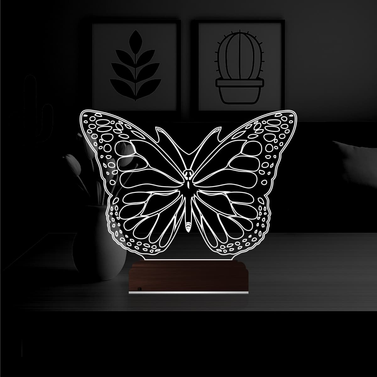 Бабочка 3D Ночник 1