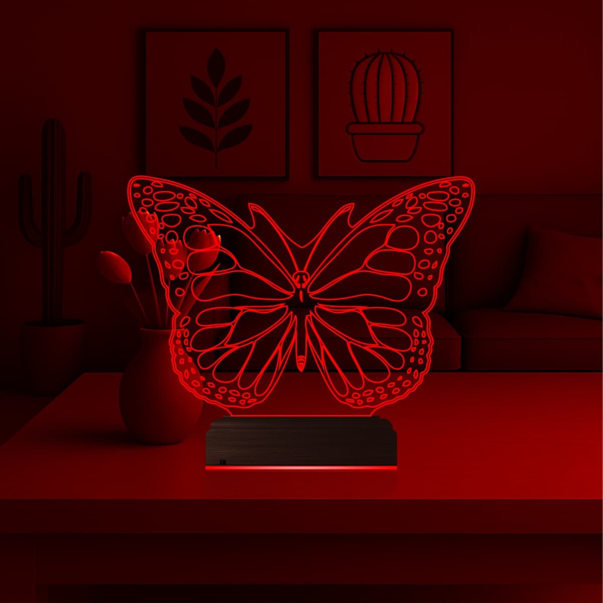 Бабочка 3D Ночник 6