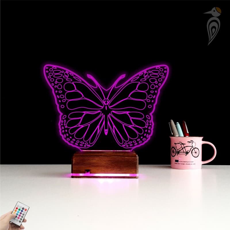 Бабочка 3D Ночник 9