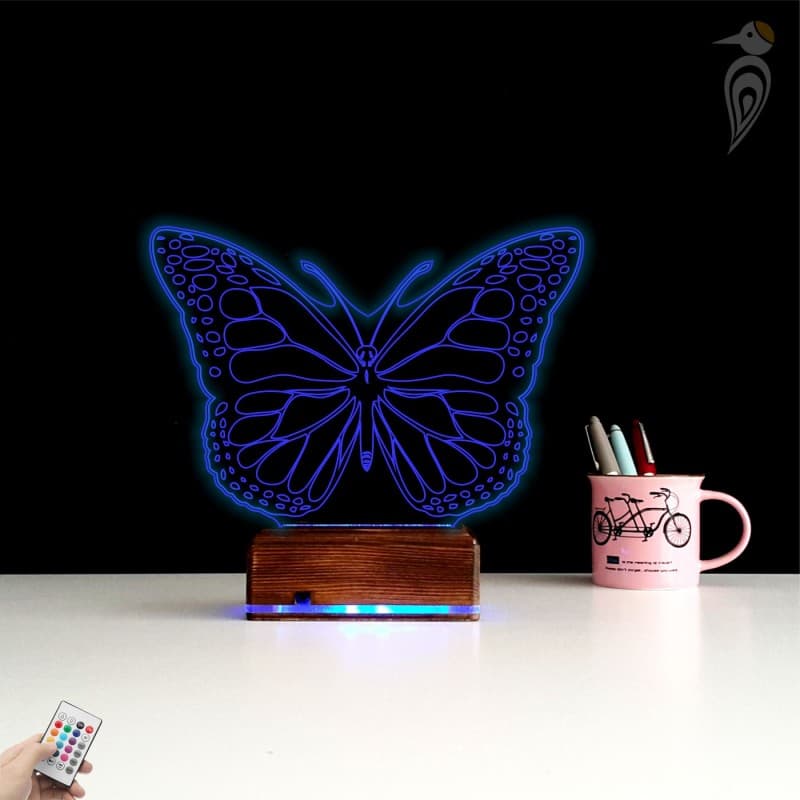 Бабочка 3D Ночник 10