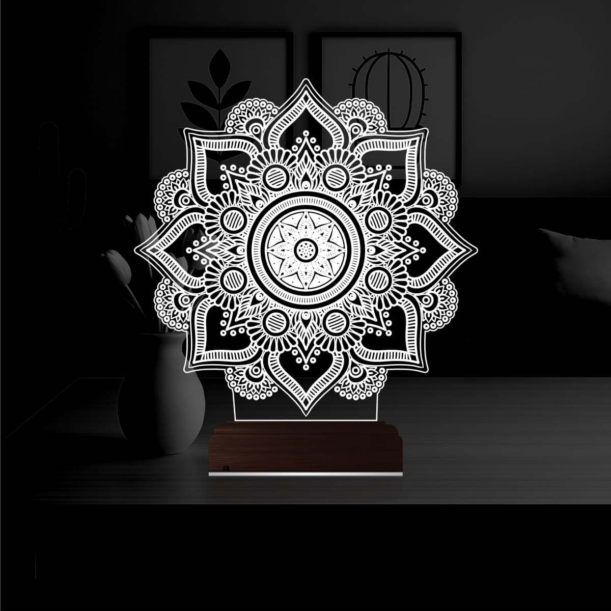 Мандала — 3D LED Ночник | Душевный подарок 1