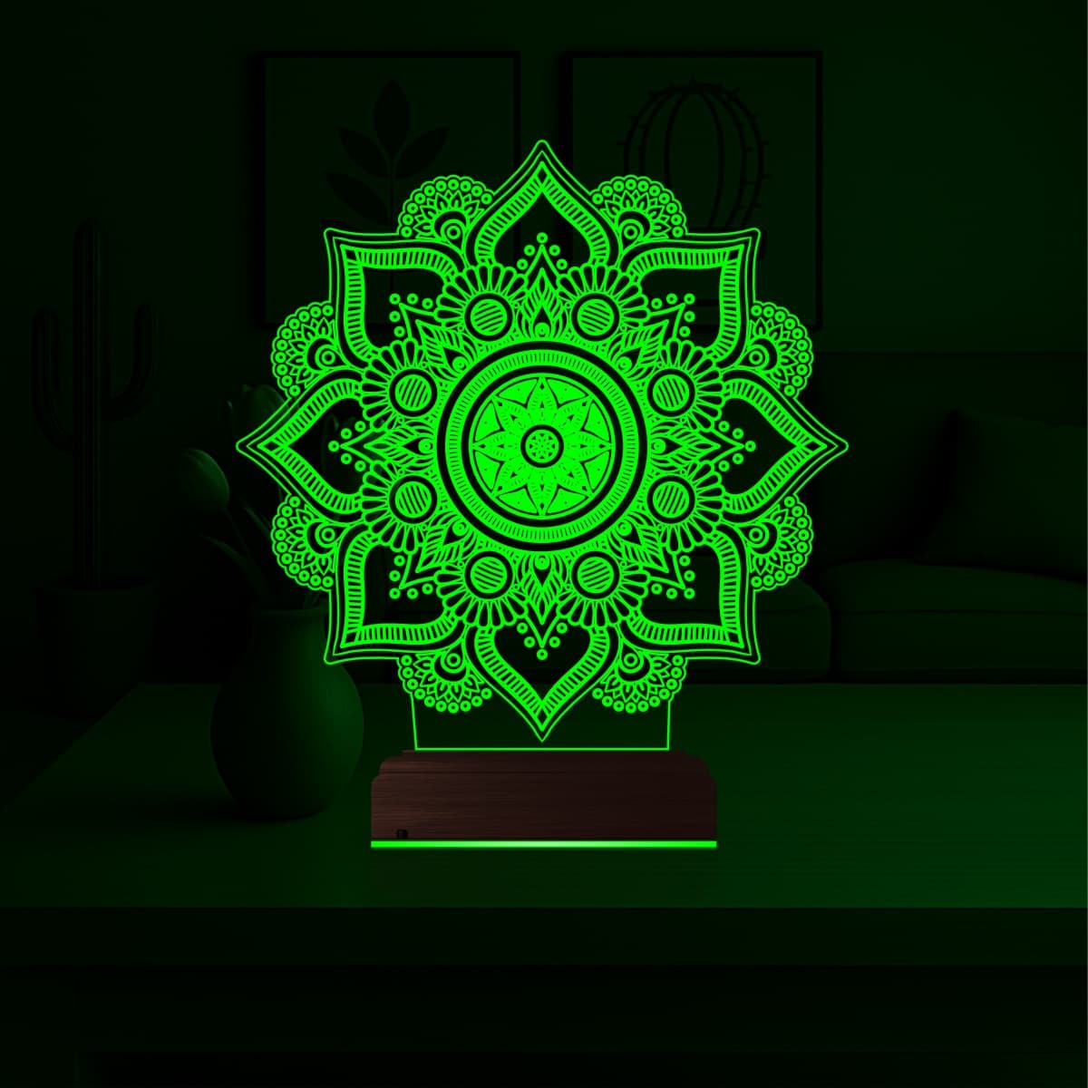 Мандала — 3D LED Ночник | Душевный подарок 5